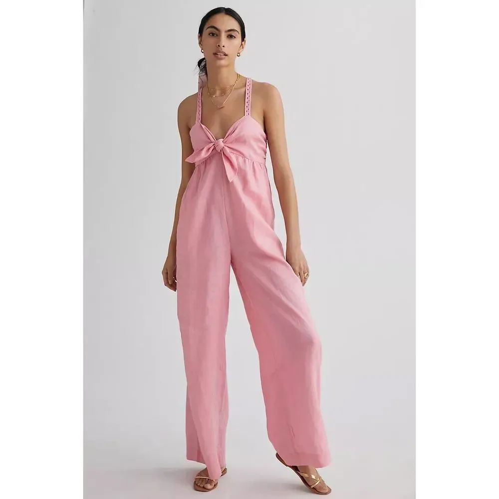 Anthropologie Scotch & Soda Linen Jumpsuit